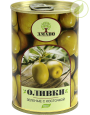 Зеленые оливки с косточкой, "Amado" 300 г