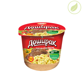 Картофельное пюре со вкусом говядины, "Доширак", 40 г