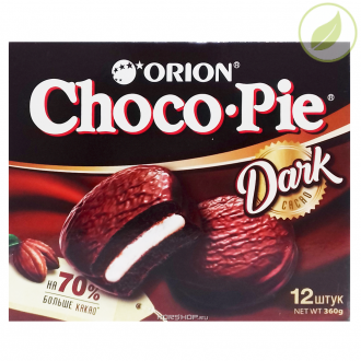 Кондитерское изделие ,Choco pie dark, 12 шт