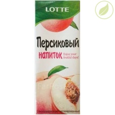 Напиток со вкусом персика, "Лотте", 190 мл